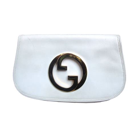 gucci white clutch bag